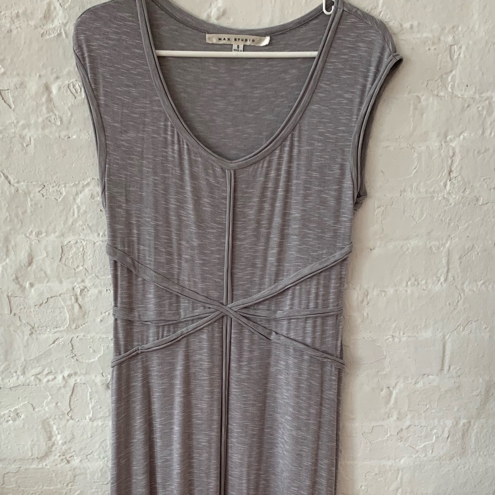 Max Studio Gray Maxi Dress